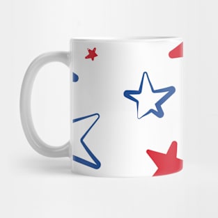 Independence Patriotic Star Freedom Celebration Holiday Gift Mug